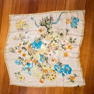 Floral Satin handkerchief